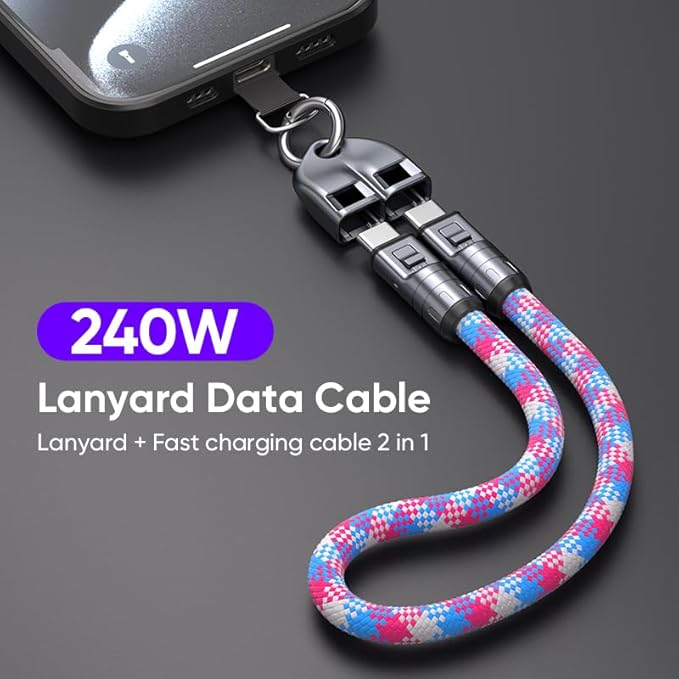 🔥 49% OFF🔥C to C 240W Charging Cable with Wearable Bracelet Design