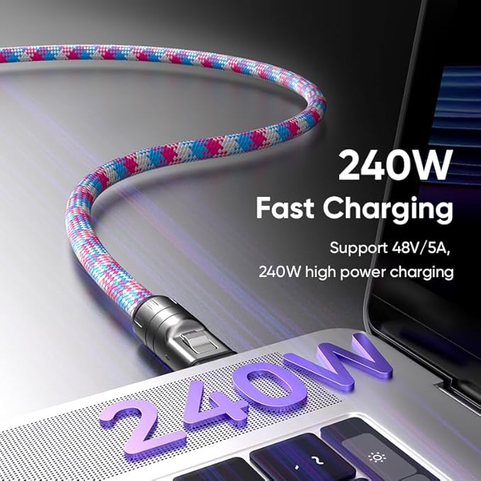 🔥 49% OFF🔥C to C 240W Charging Cable with Wearable Bracelet Design