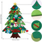 🎅Xmas Hot Sales - 50% OFF!🎄DIY Felt Christmas Tree for Kids – 32 Reusable Ornaments + Fairy Lights