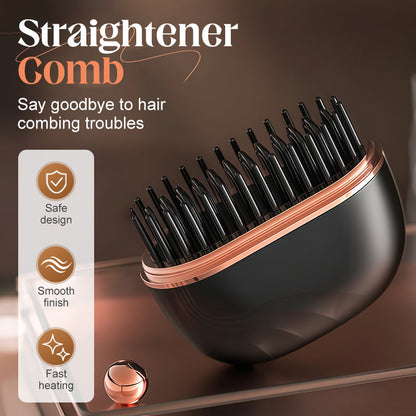 🔥 LAST DAY PROMOTION - 50%OFF 🔥 Mini Cordless Hair Straightener Comb