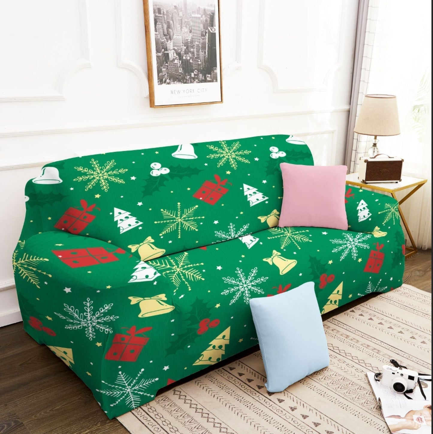 🎄Christmas Limited 50% OFF !!🎅Christmas-Full-wrapped Universal Stretch Sofa Cover🎊
