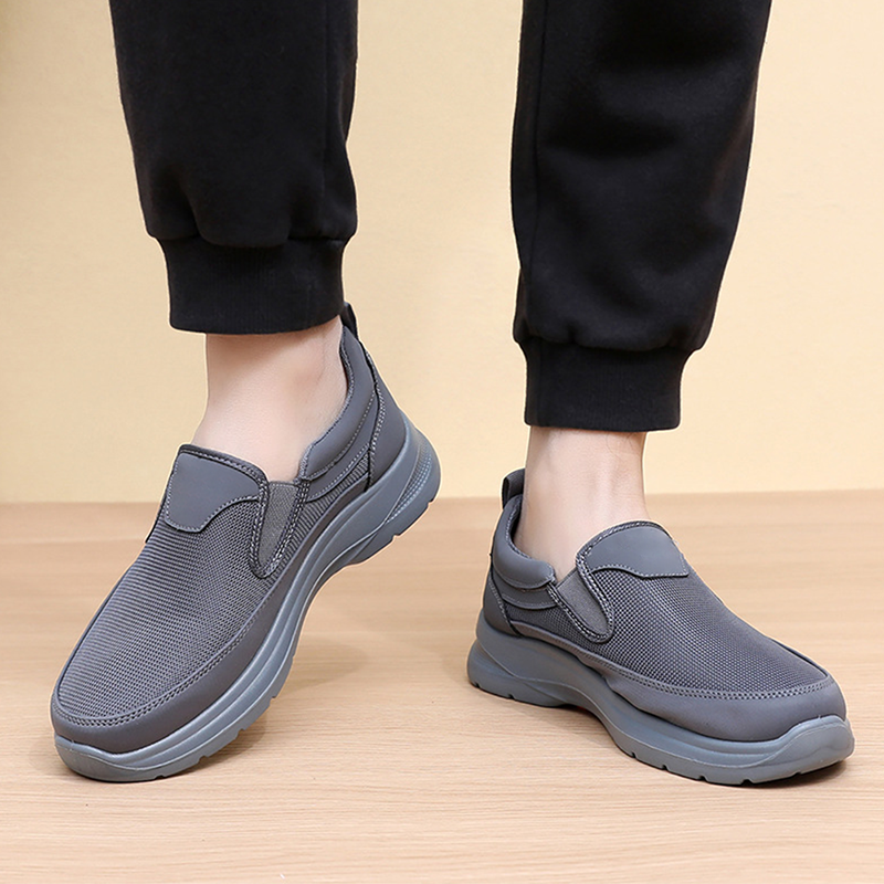 ✨ Men's Orthopedic Breathable Slip-On Sneakers - Arch Support with Memory Foam Insoles for All-Day Comfort 🏃‍♂️💨