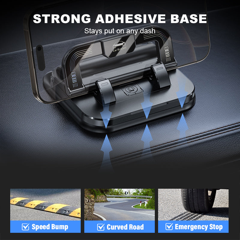 🥳2026 HOT SALE🥳💞50K+ SOLD!📱 50% OFF NOW! ✨ 360° Rotating Foldable Phone Holder - Universal Compatibility with Anti-Slip Base for Desk, Car & Travel Use 🚗💻