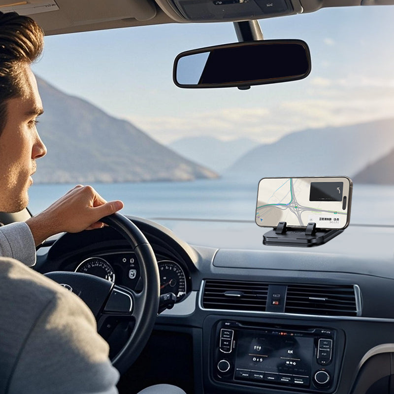 📱 50% OFF NOW! ✨ 360° Rotating Foldable Phone Holder - Universal Compatibility with Anti-Slip Base for Desk, Car & Travel Use 🚗💻