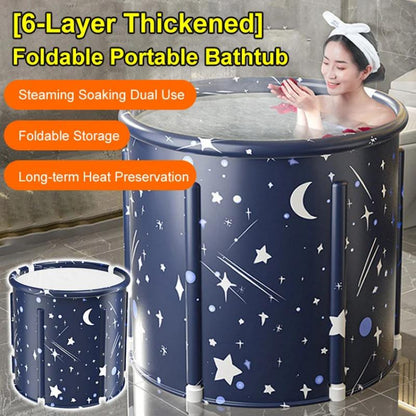 Heated foldable bathtub for home use