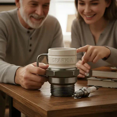 🎁The best Christmas gift🎅Creative Spark Plug Mug