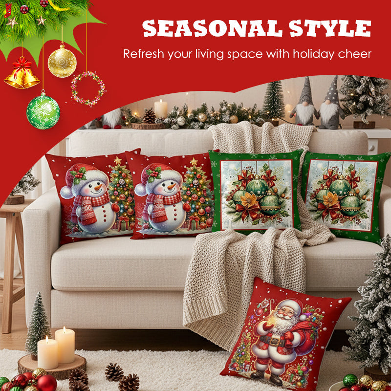 🎄🔥Christmas Promotion 50% OFF🔥 Christmas Print Pillowcase