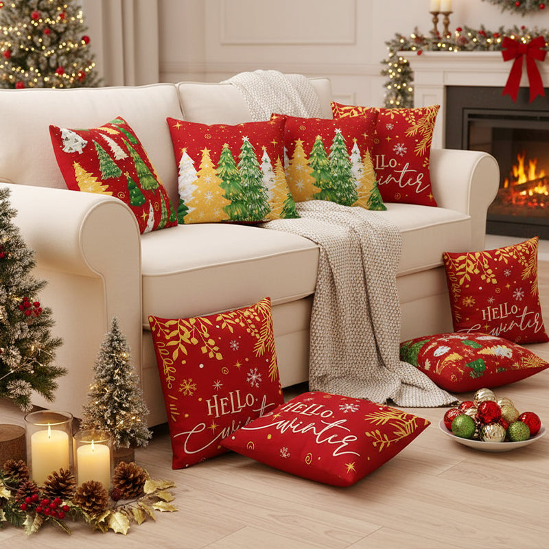 🎄🔥Christmas Promotion 50% OFF🔥 Christmas Print Pillowcase