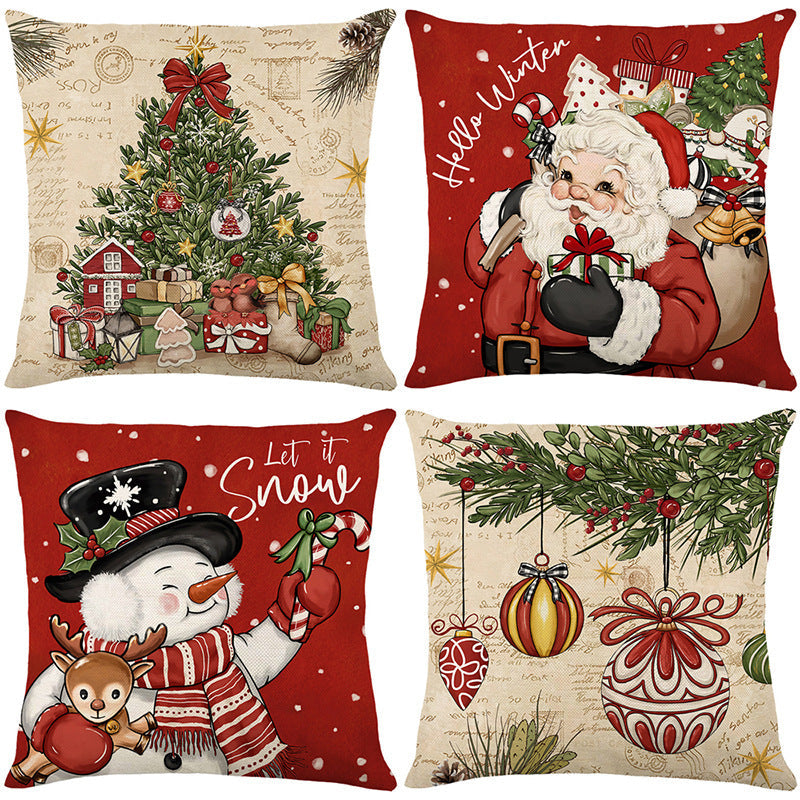 🎄🔥Christmas Promotion 50% OFF🔥 Christmas Print Pillowcase