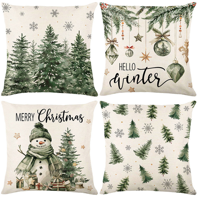 🎄🔥Christmas Promotion 50% OFF🔥 Christmas Print Pillowcase