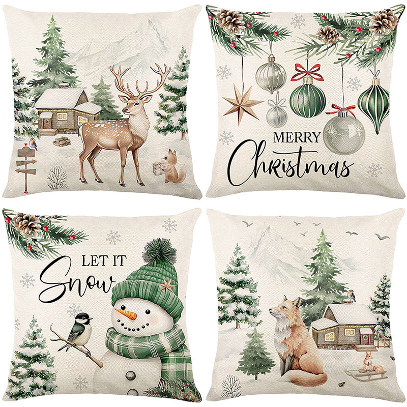 🎄🔥Christmas Promotion 50% OFF🔥 Christmas Print Pillowcase