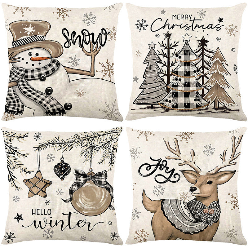 🎄🔥Christmas Promotion 50% OFF🔥 Christmas Print Pillowcase