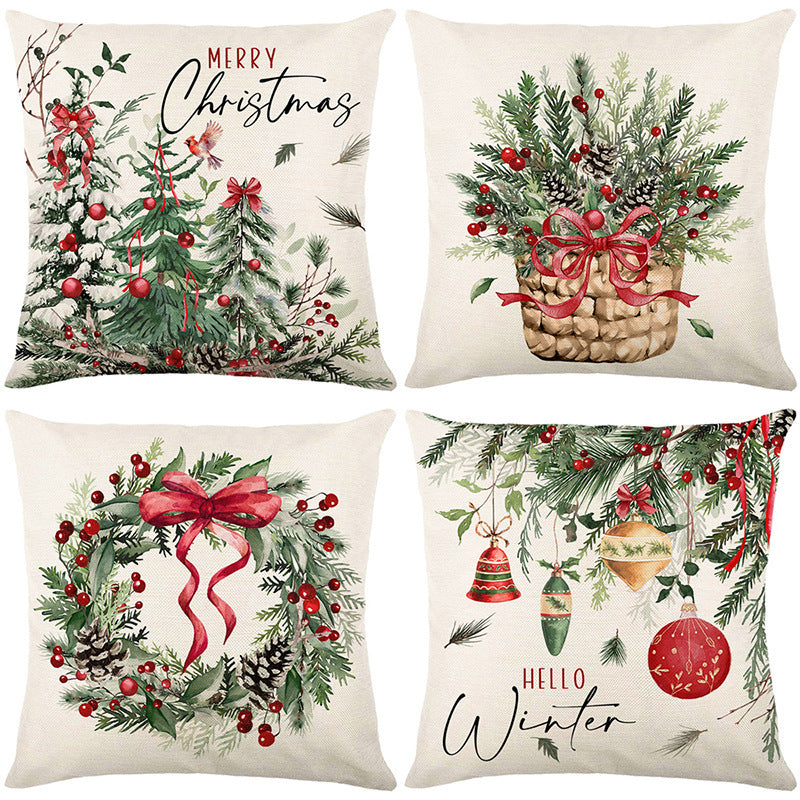🎄🔥Christmas Promotion 50% OFF🔥 Christmas Print Pillowcase