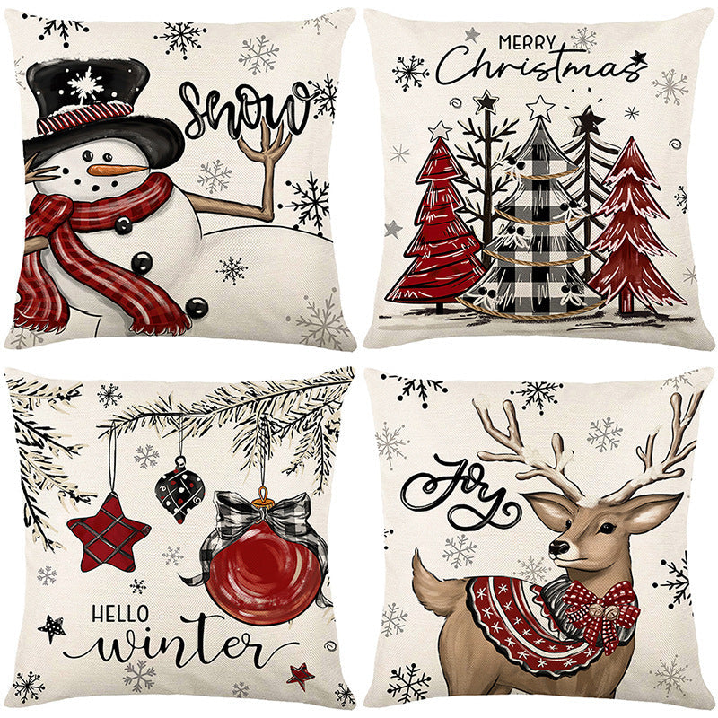 🎄🔥Christmas Promotion 50% OFF🔥 Christmas Print Pillowcase
