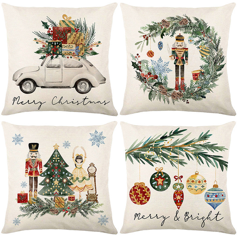 🎄🔥Christmas Promotion 50% OFF🔥 Christmas Print Pillowcase