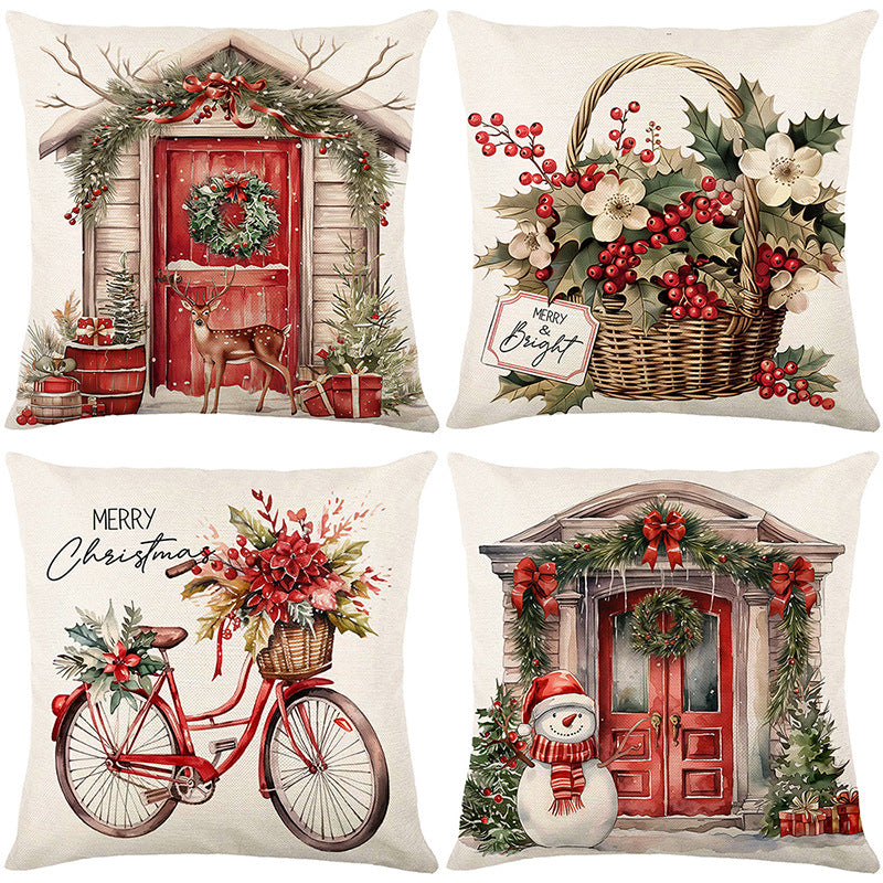 🎄🔥Christmas Promotion 50% OFF🔥 Christmas Print Pillowcase