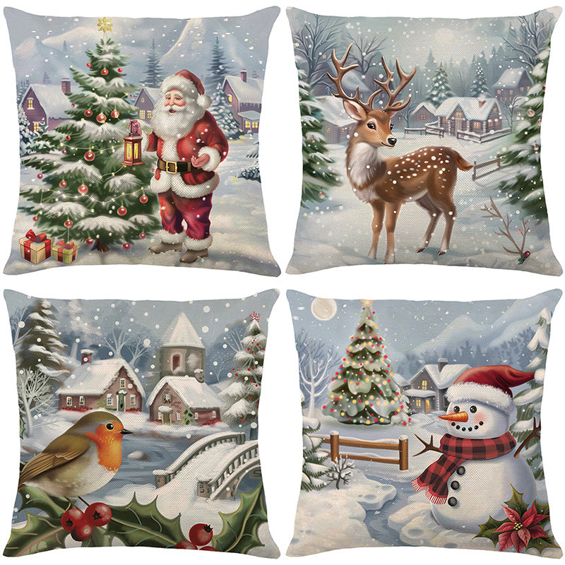 🎄🔥Christmas Promotion 50% OFF🔥 Christmas Print Pillowcase