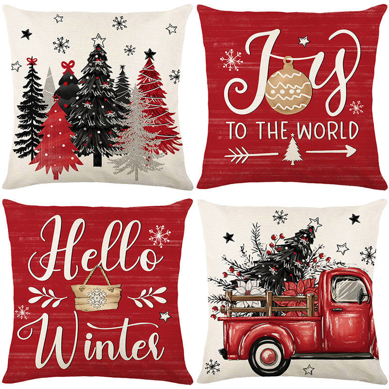 🎄🔥Christmas Promotion 50% OFF🔥 Christmas Print Pillowcase