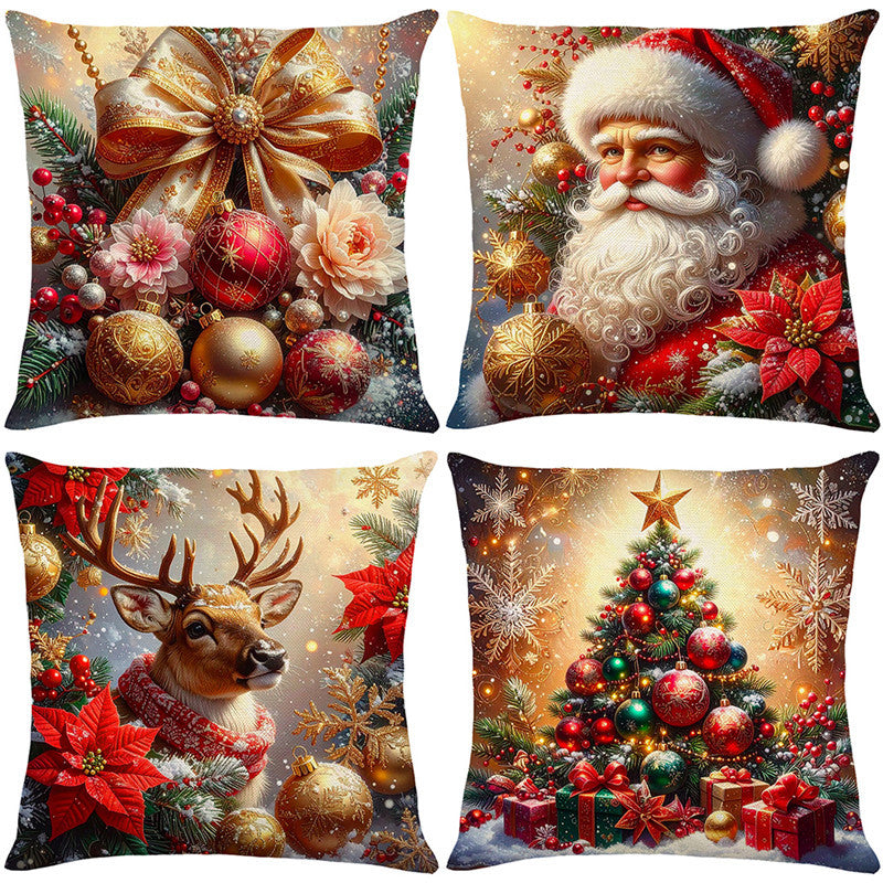 🎄🔥Christmas Promotion 50% OFF🔥 Christmas Print Pillowcase