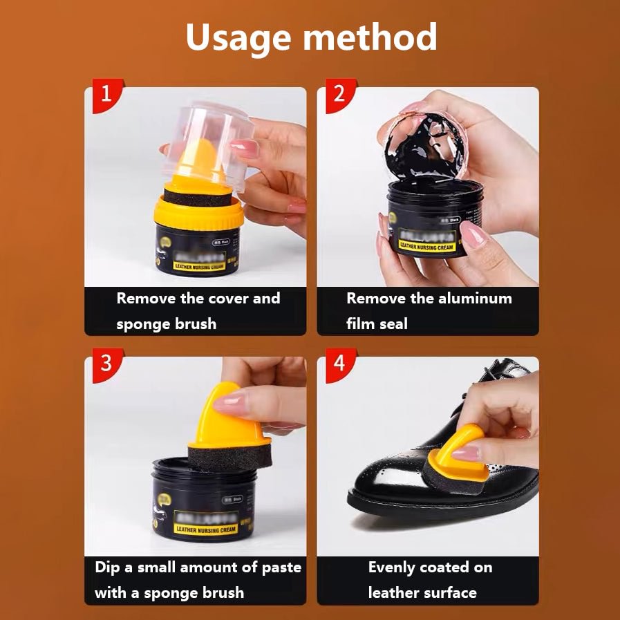 👞 BUY 1 GET 1 FREE! ✨ Leather Repair Cream Liquid Shoe Polish