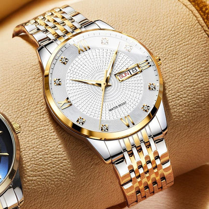 ⏳Year-End Premium Sale: 80% OFF💥Men's Stainless Steel Waterproof Business Watch