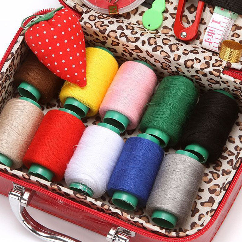 Portable Sewing Toolkit with Storage Box