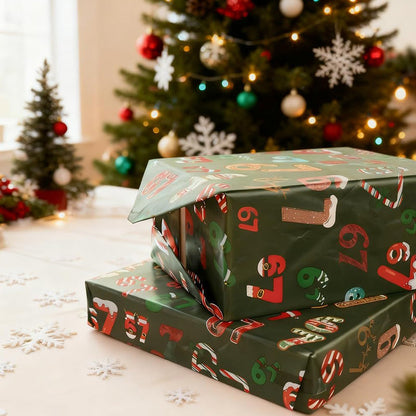 🎅Christmas Special Price ￡9.99!🎄🎁Christmas Gift Wrap – Wrap Your Presents in Viral Holiday Fun 💖