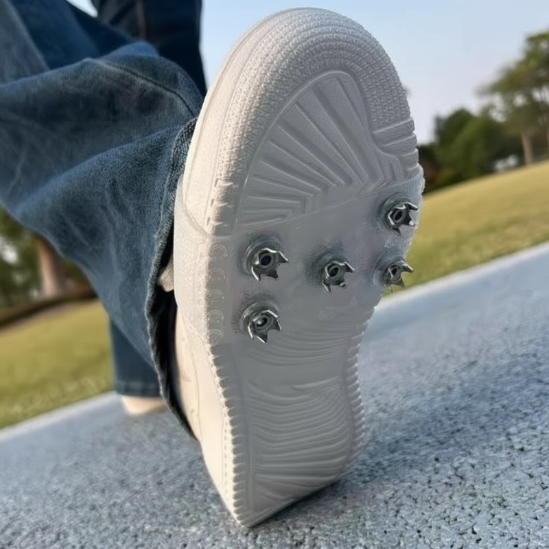 ⏳LAST DAY SALE: ￡5.99!!⚡50K+ SOLD!❄️Universal 5-Tooth Ice Cleats for Shoes & Boots