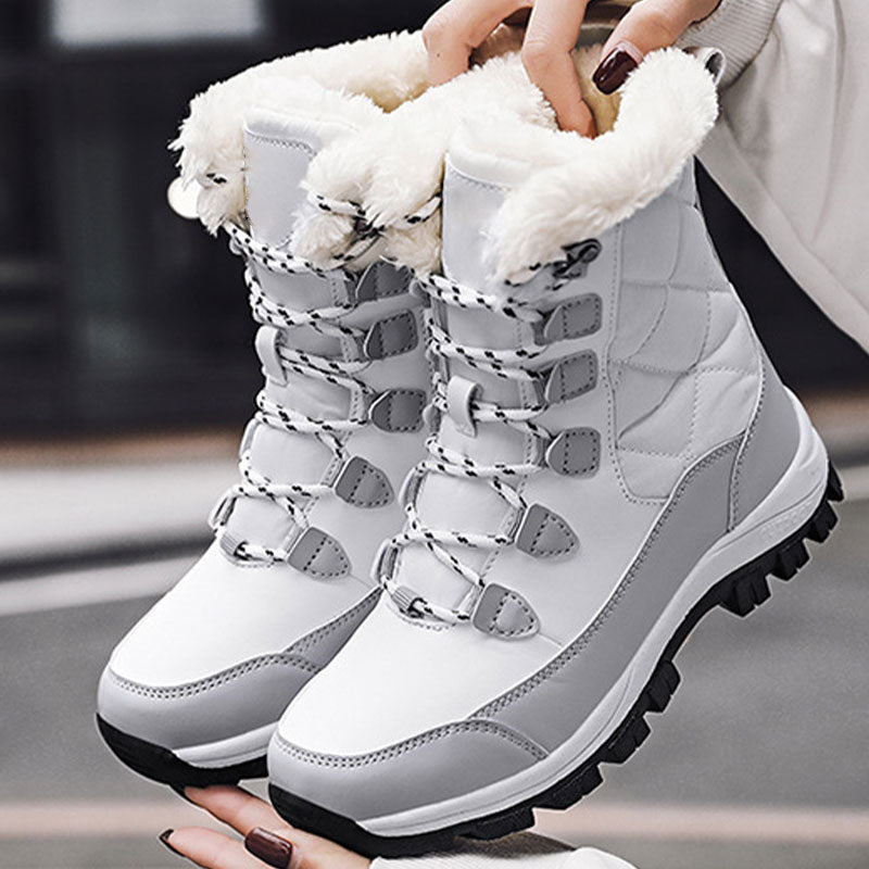 ✨ Lightweight Women’s Warm Snow Boots – Comfortable & Not Bulky, Fur Lined for Easy Walking/Winter Trips