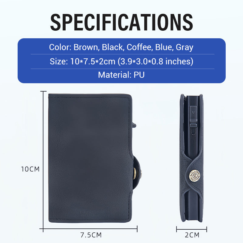 🔥Last day of the limited-time 60% off sale!🔥Pop-Up Card Holder with Anti-Degaussing Technology