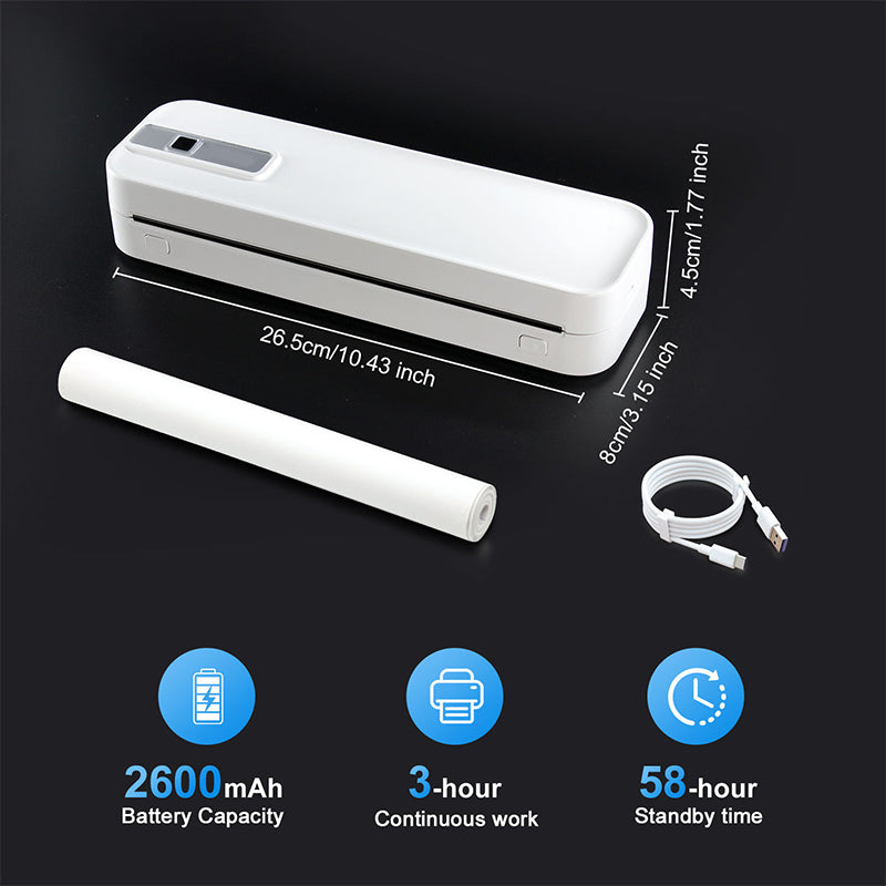 Portable Bluetooth Thermal Printer