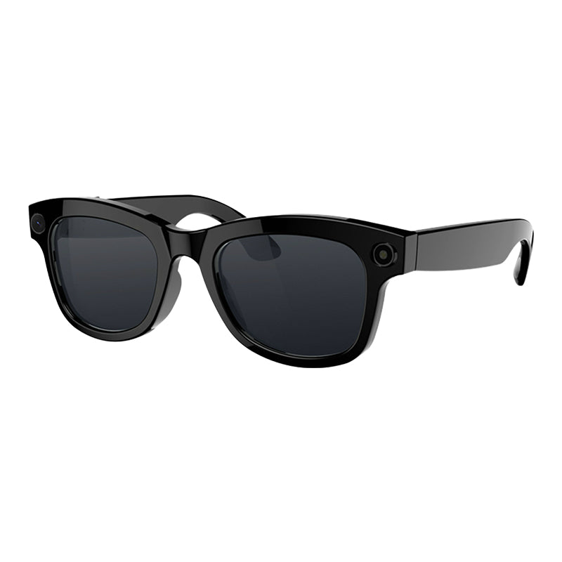 AI smart glasses with ChatGPT, 8 MP camera and HD 1200P 4K video recording, real-time translation in over 160 languages, Bluetooth 5.4, HiFi audio and music control, smart sunglasses with video recording for on the go