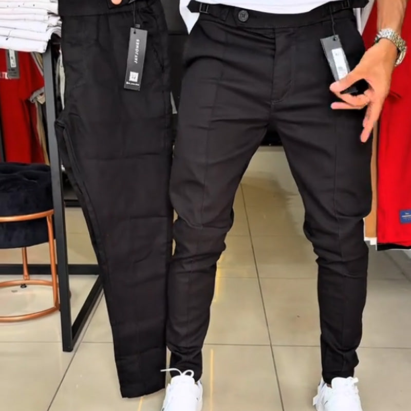 🖤Black Friday Sale:60% OFF🖤👖Men's Slim-Fit Pants with Adjustable Waist