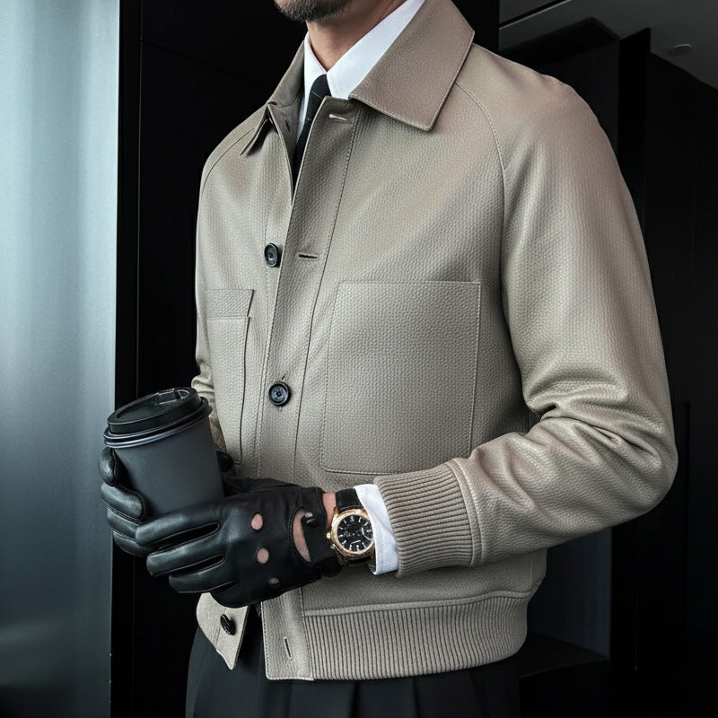 ⏰Black Friday Sale 60% OFF💥💥Men's Classic PU Leather Jacket
