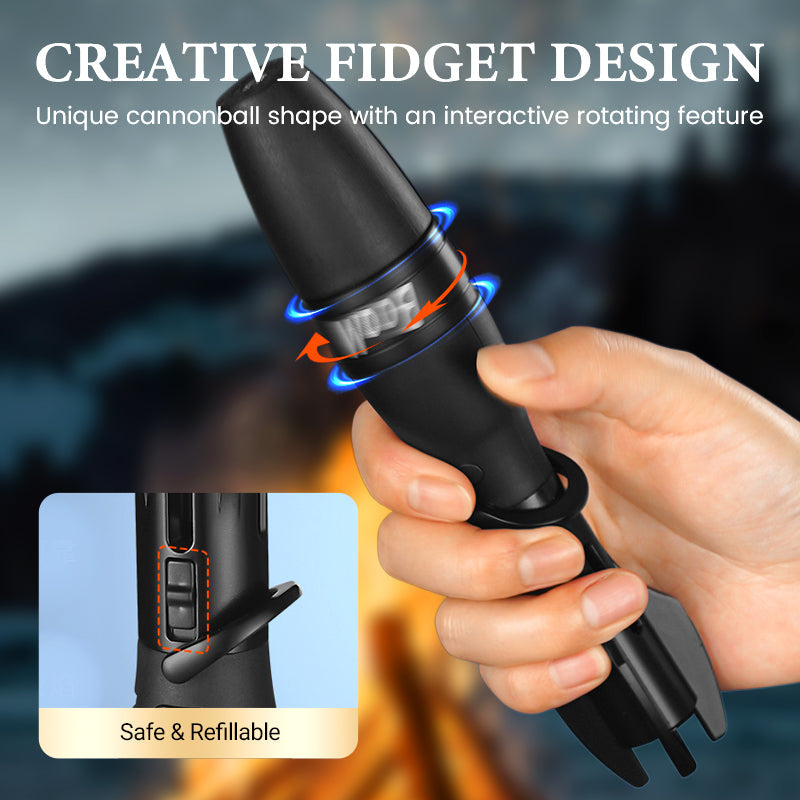 🚀 60% OFF NOW! ⏰ Creative Rocket Fidget Lighter - Fun Design & Reliable Flame, Perfect for Gadget Lovers ✨