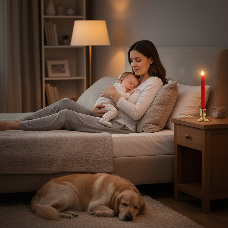 Remote Control LED Taper Candle with Flickering