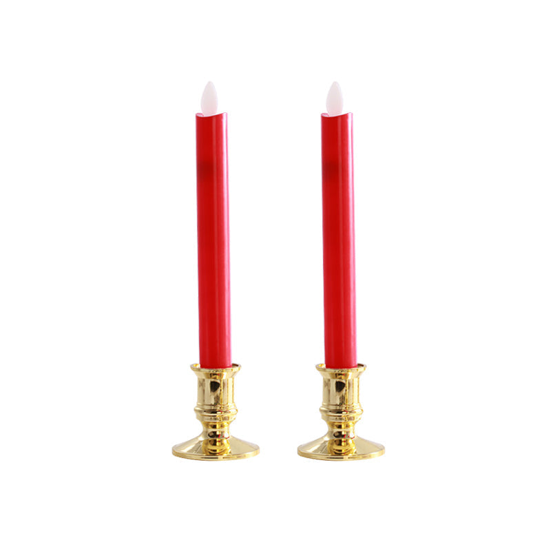 Remote Control LED Taper Candle with Flickering