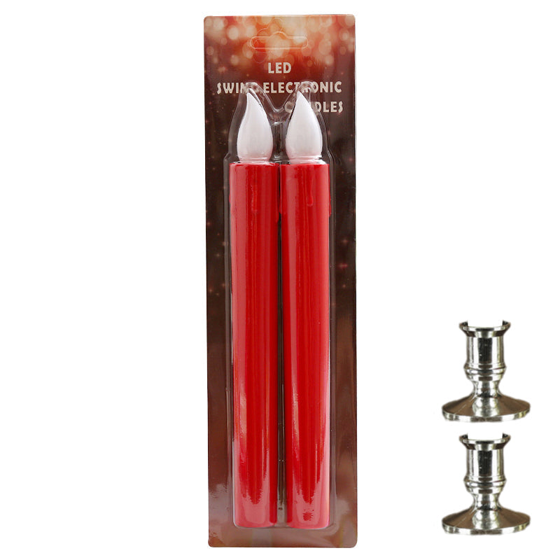 Remote Control LED Taper Candle with Flickering