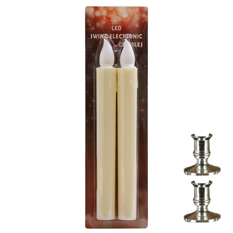 Remote Control LED Taper Candle with Flickering