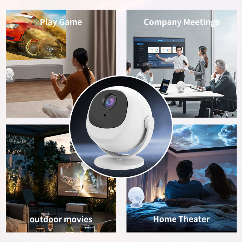 📽️ 55% OFF FLASH SALE ! ⚡ 360° Portable Smart HD Projector – 360° Rotatable Projection, Crisp HD Imaging, Wireless Connection & Ultra-Compact 🎬
