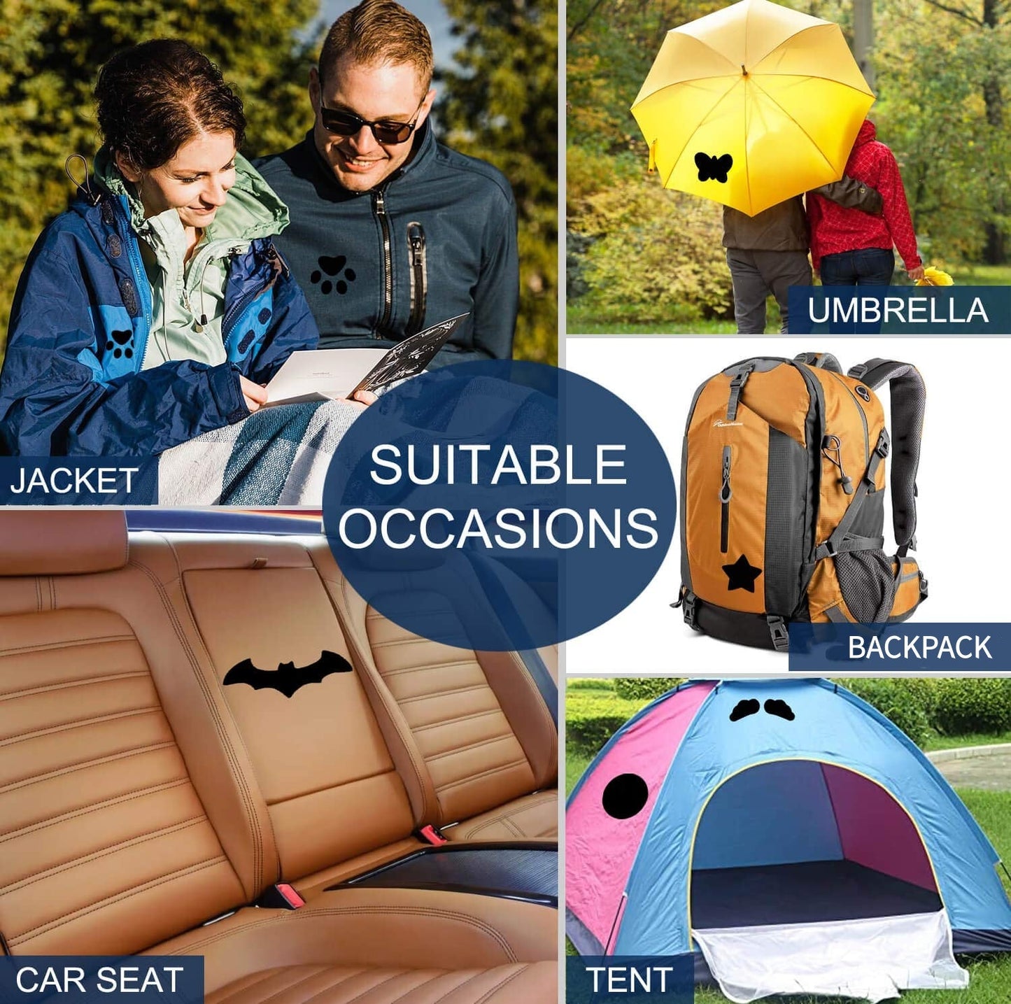 Self-Adhesive Waterproof Fabric Repair Patch