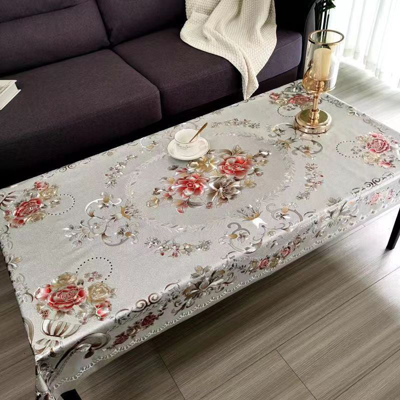💥Christmas Sale 50% OFF⏰💐 Waterproof Oilproof Floral Tablecloth--Stain-Proof & Easy-Clean Design✨