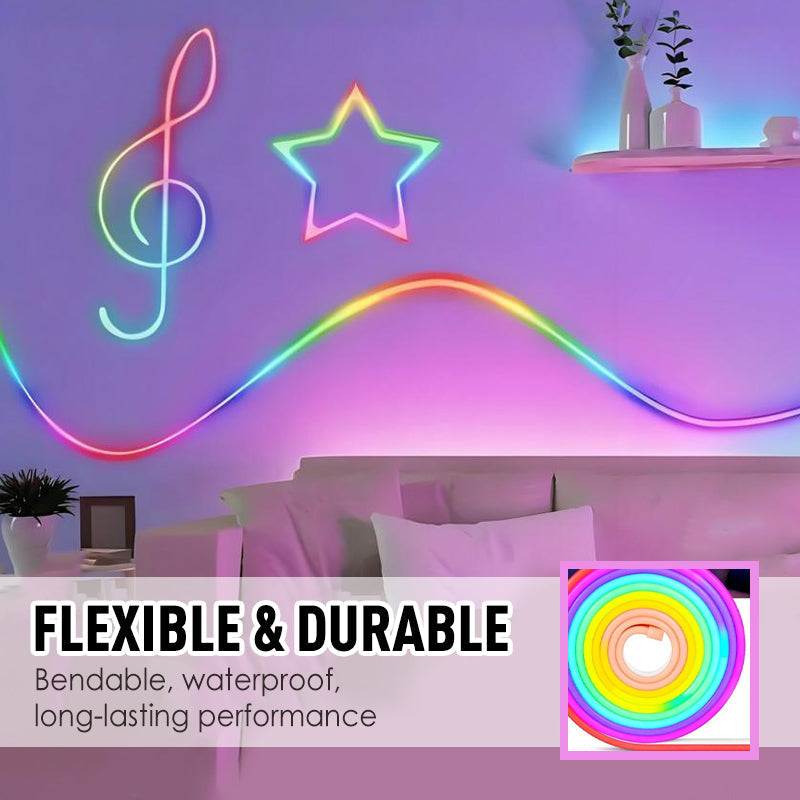 Smart Remote Flexible RGB LED Rope Lights