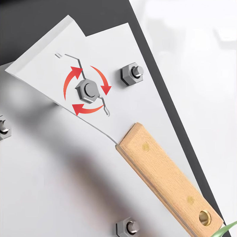 🎅Christmas Sale 50% OFF—Multifunction Putty Knife with Wooden Handle