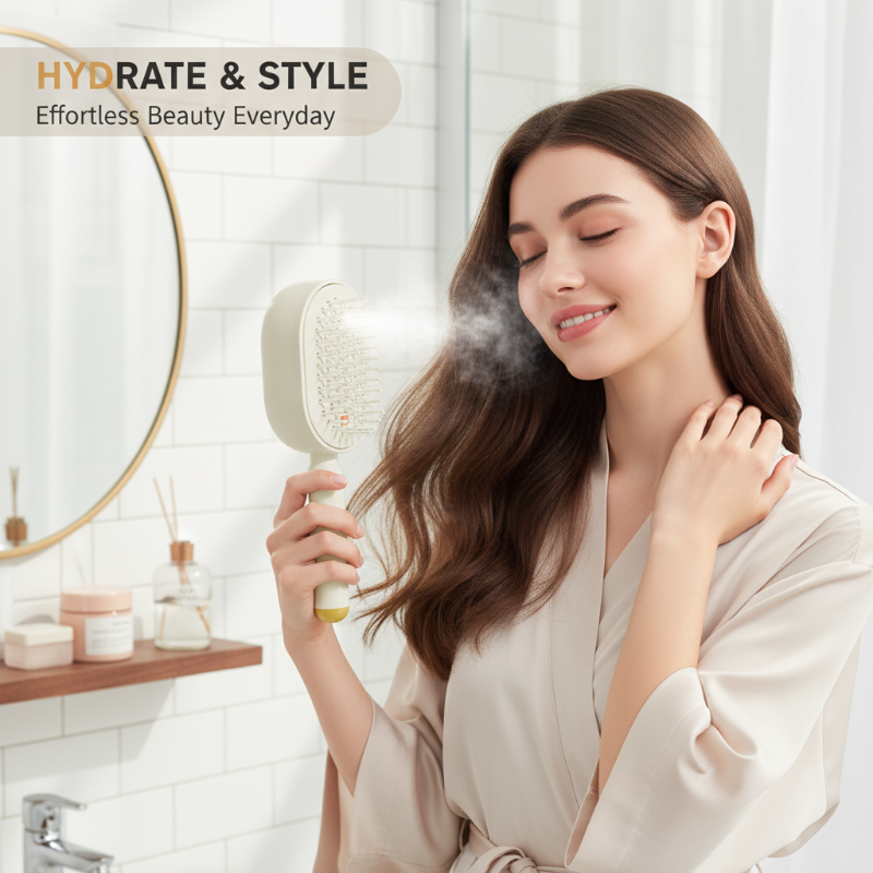 📢📢50 %  OFF⏰Electric Spray Massage Comb✨🔥