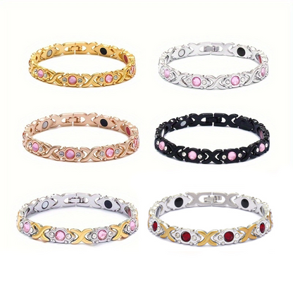 📢📢60 % OFF !!💎Women's Elegant Adjustable Rhinestone Bracelet