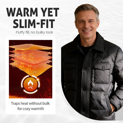 Men's Vintage Chic Warm Lapel Padded Coat✈️Free shipping