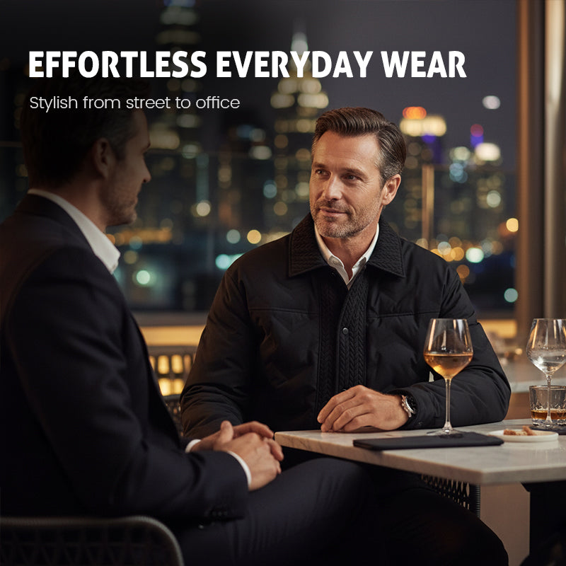 Men's Vintage Chic Warm Lapel Padded Coat✈️Free shipping