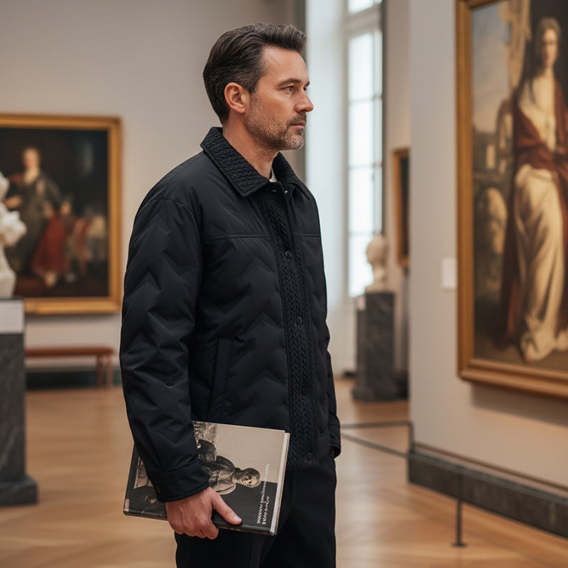 Men's Vintage Chic Warm Lapel Padded Coat✈️Free shipping