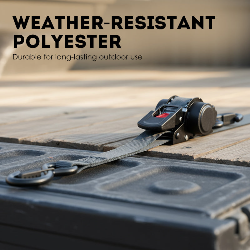 🔧🔒 Auto-Retractable Ratchet Strap — Secure Your Load Every Time! 🚚